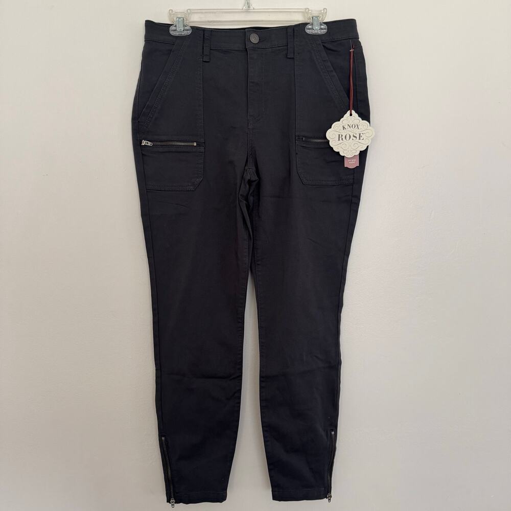 Knox Rose Utility Cargo Pants in Black